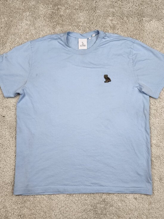 OVO Other - Drake OVO Shirt Mens Large Blue Paradise Octobers Very Own Gold Owl Made  USA L
